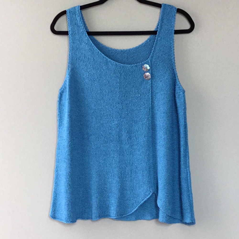 Gorgeous knitted cotton blend top
